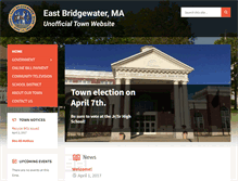 Tablet Screenshot of eastbridgewater.org